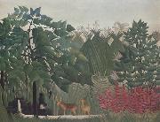 Henri Rousseau The Waterfall Sweden oil painting artist